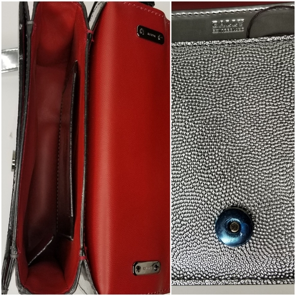 BALLY Corner Leather Flap Crossbody Shoulder Bag - Picture 4 of 8